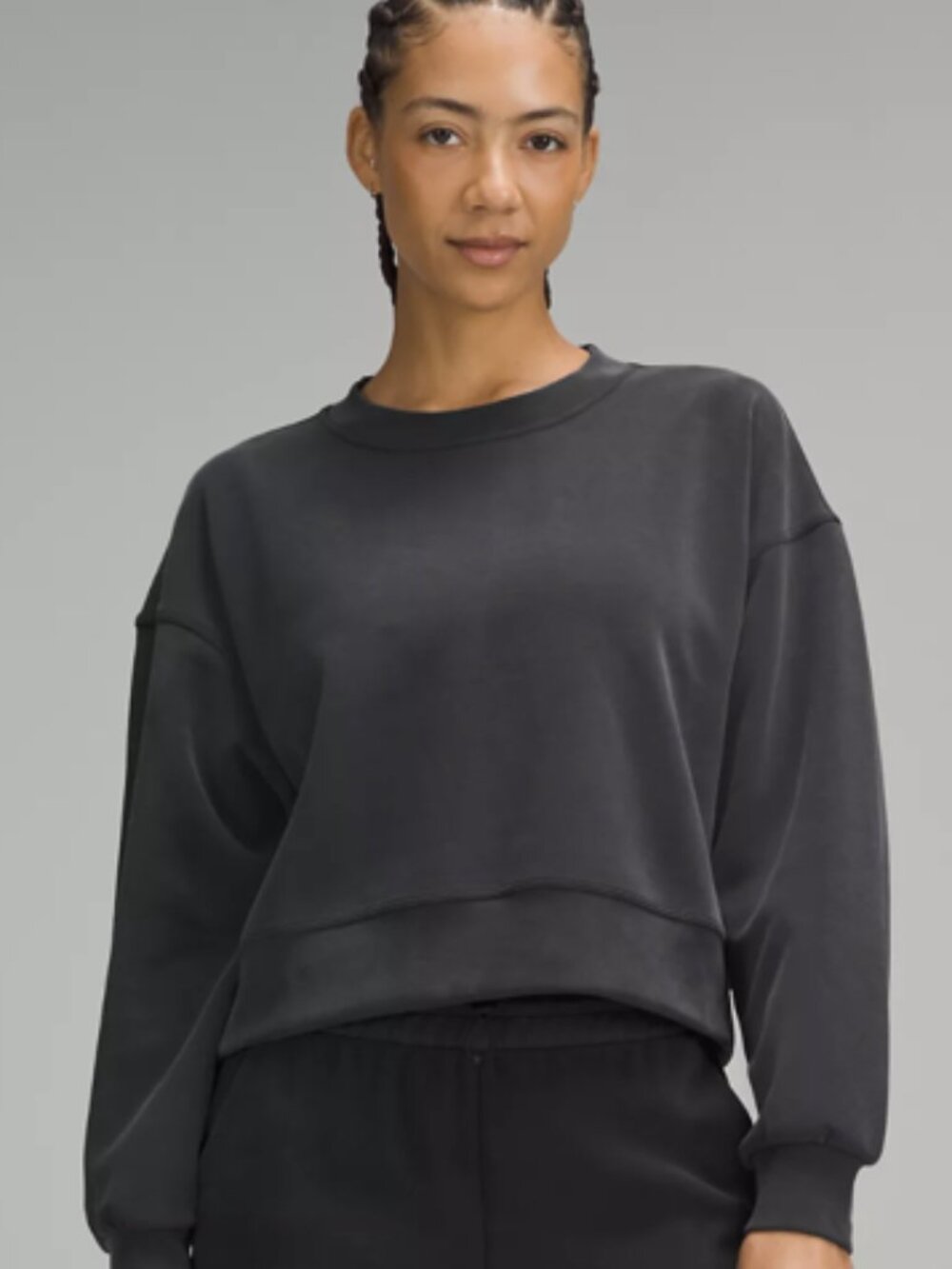 Lululemon Softstreme Perfectly Oversized Cropped Crew